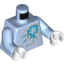 Набор LEGO Torso Ninjago Ice Energy Print  / Bright Light Blue Arms / White Hands, Bright Light Blue