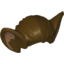 Набор LEGO Minifig Hair with Bat Ears and Medium Dark Flesh Inner Ear Print, Темно-коричневый