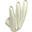 Набор LEGO Minifig Bladed Claw, Spread, Glow in Dark White