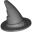 Набор LEGO Minifig Wizards Hat, Темный сине-серый