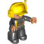 Набор LEGO ADULT FIGURE W/HEADSET, Черный