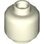 Набор LEGO Minifig Head Plain [Hollow Stud], Glow in Dark White