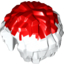 Набор LEGO Minifig Cheerleader Pom Pom with Red Top, Белый