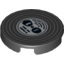 Набор LEGO Tile Round 2 x 2 with Vinyl Record Print, Черный
