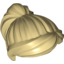 Набор LEGO Minifig Hair Female Ponytail and Swept Sideways Fringe, Tan