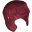 Набор LEGO Minifig Headgear Helmet Space with Open Face and Top Hinge, Темно-красный