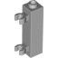 Набор LEGO Brick Special 1 x 1 x 3 with 2 Clips Vertical [Hollow Stud, Open O Clips], Светлый сине-серый