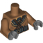 Набор LEGO Torso Diving Suit with Crossed Belts and Weight Belt Print / Medium Dark Flesh Arms / Dark Bluish Gray Hands, Medium Dark Flesh