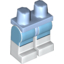 Набор LEGO Legs and Bright Light Blue Hips with Bright Light Blue Pants Print, Белый