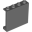 Набор LEGO Panel 1 x 4 x 3 [Side Supports / Hollow Studs], Темный сине-серый