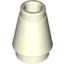 Набор LEGO Cone 1 x 1 [Top Groove], Glow in Dark White