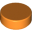 Набор LEGO Tile Round 1 x 1, Оранжевый