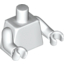 Набор LEGO Torso Plain / White Arms / White Hands, Белый