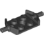 Набор LEGO Plate, Modified 2 x 2 with Wheels Holder Wide, Reinforced Bottom, Черный