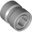 Набор LEGO Wheel 8 x 9 with Hole Notched for Wheels Holder Pin, Re-inforced Back, Светлый сине-серый