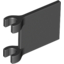 Набор LEGO Flag 2 x 2 Square [Thick Clips], Черный