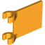 Набор LEGO Flag 2 x 2 Square [Thick Clips], Bright Light Orange