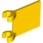Набор LEGO Flag 2 x 2 Square [Thick Clips], Желтый