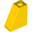 Набор LEGO Slope 65В° 2 x 1 x 2, Желтый