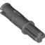 Набор LEGO Technic Axle Pin 3L with Friction Ridges Lengthwise and 1L Axle, Темный сине-серый