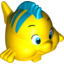 Набор LEGO Duplo Fish with Large Eyes and Stripes on Top Print (Flounder / Fabius), Желтый