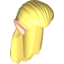 Набор LEGO Minifig Hair Long Straight with Light Flesh Elf Ears Print, Bright Light Yellow