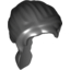 Набор LEGO Minifig Hair Friends Long with Ponytail French Braided, Черный