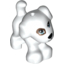 Набор LEGO Friends Dog Small Standing with Patch over Eye and Spots Print, Белый