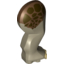 Набор LEGO Dino Leg Large (Rear) Triceratops with Pin, Tan Nails and Reddish Brown and Dark Brown Print - Right, Dark Tan