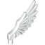 Набор LEGO Minifig Feathered Wing, Белый