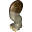 Набор LEGO Dino Leg Large (Rear) Triceratops with Pin, Tan Nails and Reddish Brown and Dark Brown Print - Left, Dark Tan