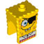 Набор LEGO Minifig Head Modified SpongeBob SquarePants with Eyepatch Print, Желтый