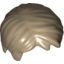 Набор LEGO Minifig Hair Short, Tousled with Side Part, Dark Tan