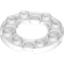 Набор LEGO Plate, Round 4 x 4 with 2 x 2 Hole, Trans-Clear