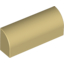 Набор LEGO Brick 1 x 4 x 1 1/3 No Studs, Curved Top, with Raised Inside Support, Tan