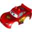 Набор LEGO Duplo Car Body 2 Top Studs and Spoiler with Cars Lightning McQueen Piston Cup Print, Красный