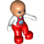 Набор LEGO BABY, ASSEMBLED NO. 1, Белый