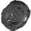Набор LEGO Wheel Hard Plastic, Treaded with 7 Pin Holes and 6 Small Holes, Черный