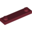 Набор LEGO Plate Special 1 x 4 with 2 Studs, Темно-красный