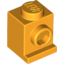 Набор LEGO Brick Special 1 x 1 with Headlight and No Slot, Bright Light Orange