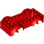 Набор LEGO Vehicle Base 5 x 10 x 2 1/2 with Mudguards, Wheel Pins and 6 x 2 Centre Recess with 3 Holes, Красный