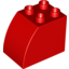 Набор LEGO Duplo, Brick 2 x 3 x 2 with Curved Top, Красный