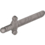 Набор LEGO Minifig Sword [Shortsword, Elaborate Hilt], Flat Silver