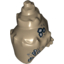 Набор LEGO Minifig Headgear Conch Shell with Marine Growth Print, Dark Tan