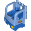 Набор LEGO Duplo Truck Semi-Tractor Cab with Dark Bluish Gray Base, Medium Blue