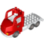 Набор LEGO LORRY W. NOSE  5X15X5ВЅ, Красный