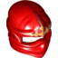 Набор LEGO Minifig Ninjago Wrap with Fire Energy Print, Красный