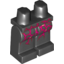 Набор LEGO Legs and Hips with Red Energy Print (NRG Cole), Черный