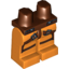 Набор LEGO Legs and Reddish Brown Hips with SW Pockets and Gunbelts Print, Оранжевый