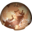 Набор LEGO Hemisphere 11 x 11 - 4 Studs on Top with Tatooine Brown / Orange Planet Print (9675), Medium Dark Flesh